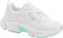 Fila Witte chunky sneaker turqoise zool - Thumbnail 1