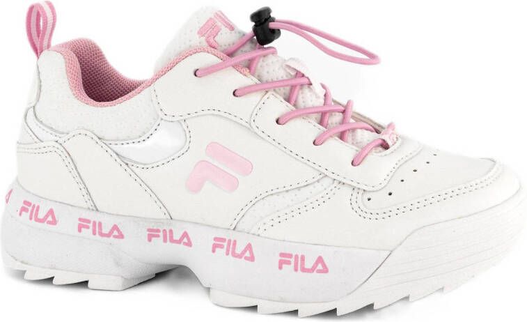 Fila chunky sneakers wit roze