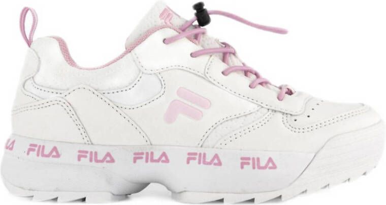 Fila chunky sneakers wit roze