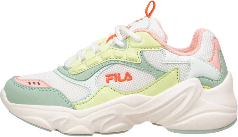 Fila Collene sneakers lichtroze geel mintgroen Mesh Meerkleurig 31