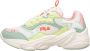 Fila Collene sneakers lichtroze geel mintgroen Jongens Meisjes Mesh Meerkleurig 33 - Thumbnail 1
