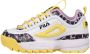 Fila Disruptor F Teens FFT0062.13226 Wit Geel Paars - Thumbnail 1