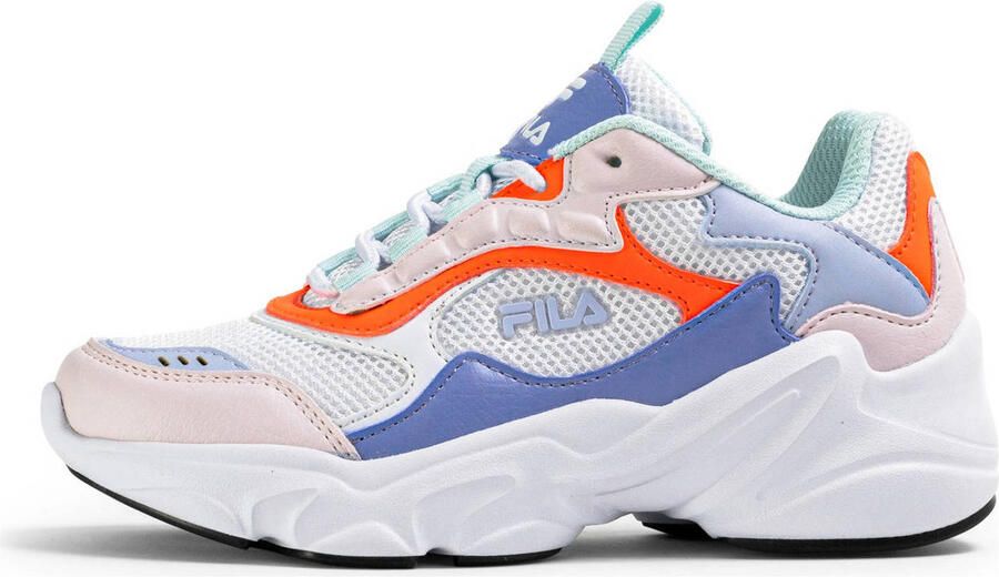 Fila Collene CB sneakers koraalrood lichtblauw