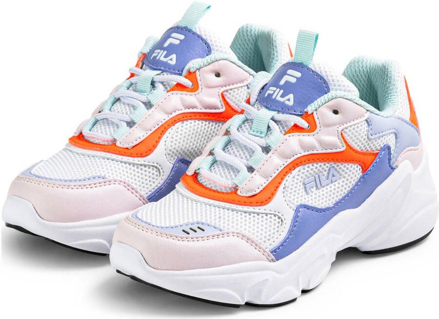 Fila Collene CB sneakers koraalrood lichtblauw - Foto 2