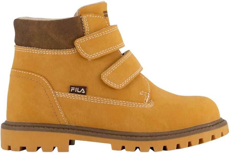 Fila enkelboots met profielzool bruin