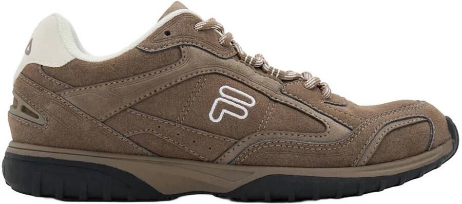 Fila suède sneakers met logo bruin