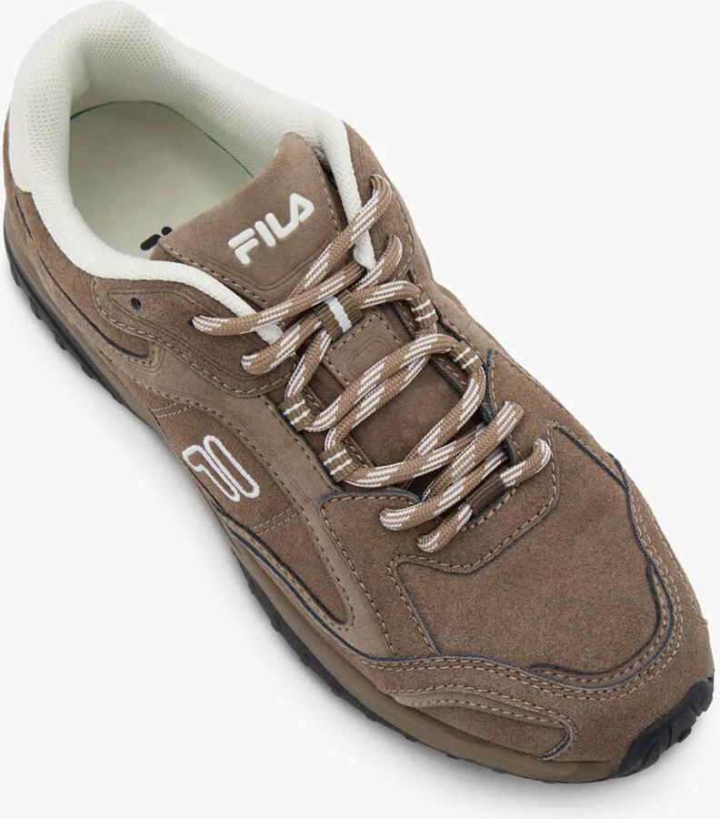 Fila suède sneakers met logo bruin - Foto 2