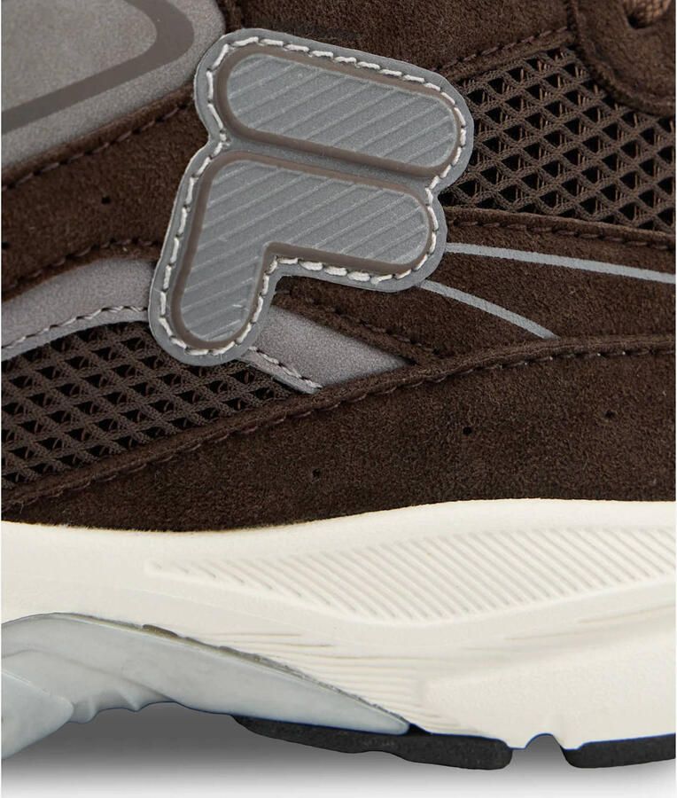 Fila imitatieleren sneakers grijs - Foto 2