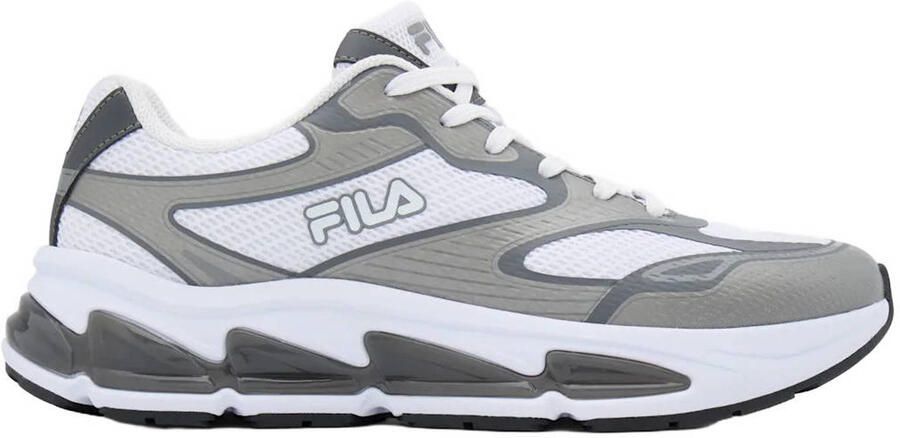 Fila imitatieleren sneakers grijs wit