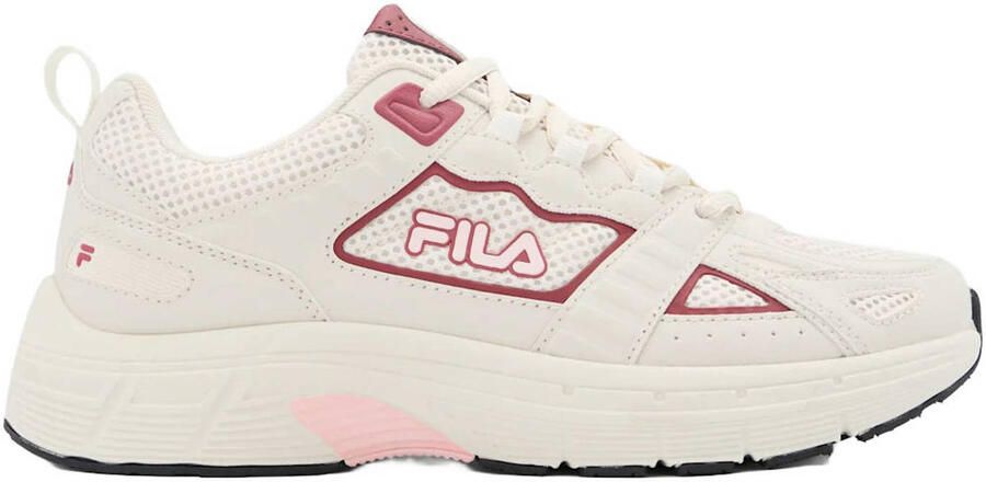 Fila leren sneakers ecru rood