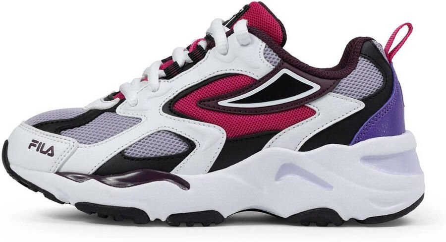 Fila Ray Tracer sneakers wit paars rood