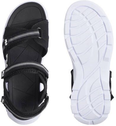 Fila Zwarte sandaal klittenband