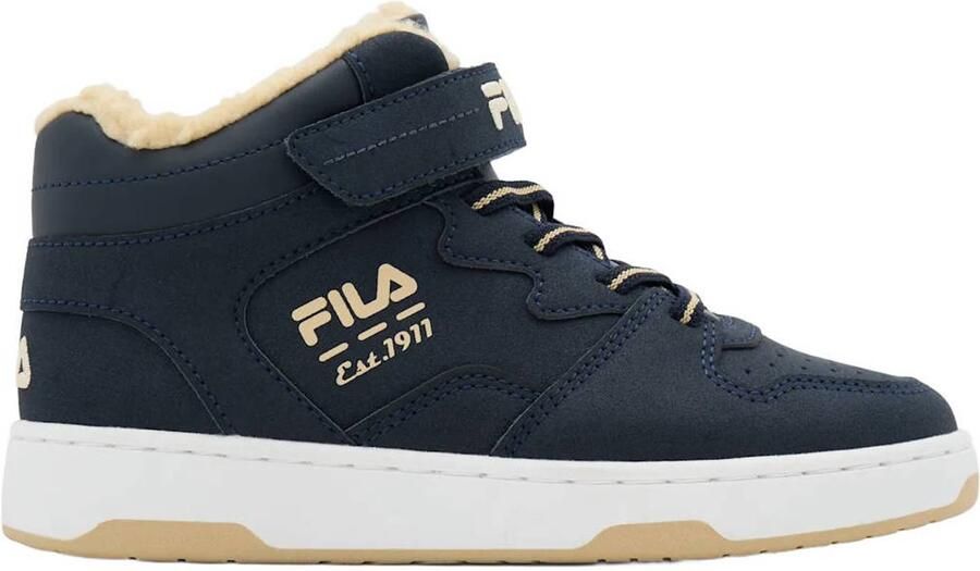 Fila suède sneakers met logo donkerblauw