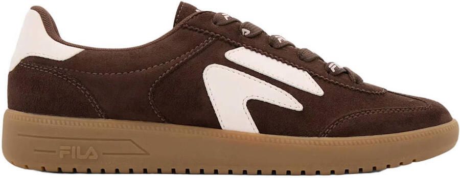 Fila suèdelook sneakers bruin