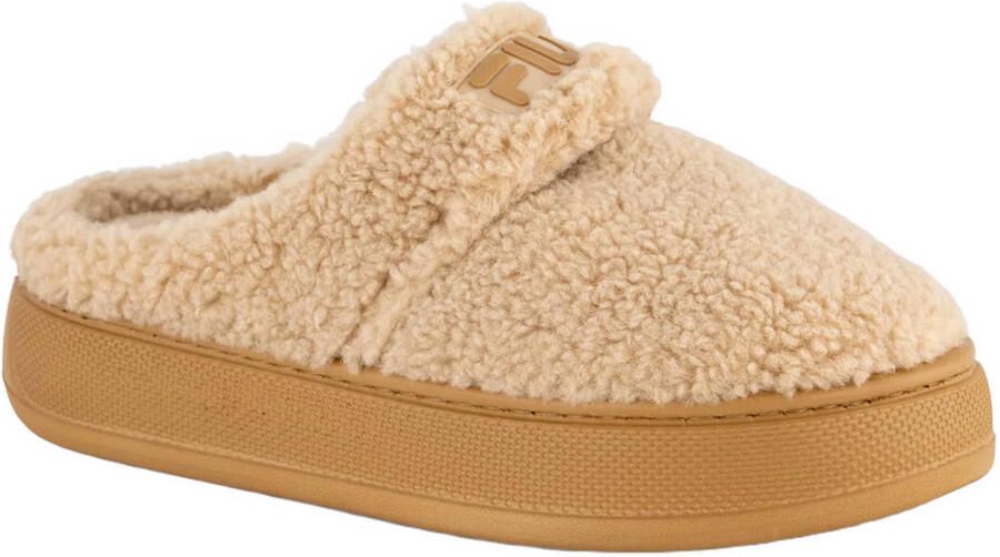 Fila teddy pantoffels beige - Foto 2