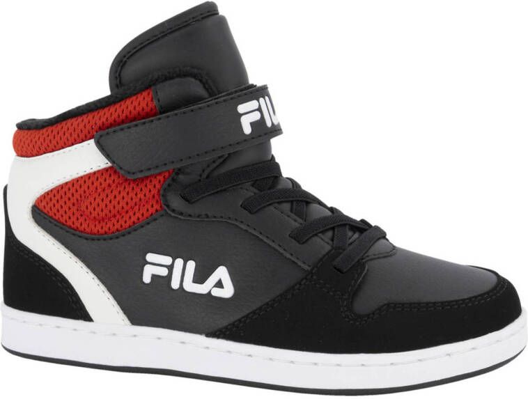 Teken een foto barst Krankzinnigheid Fila hoge sneakers zwart rood - Schoenen.nl