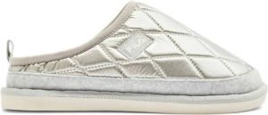 Fila Zilveren instap pantoffel