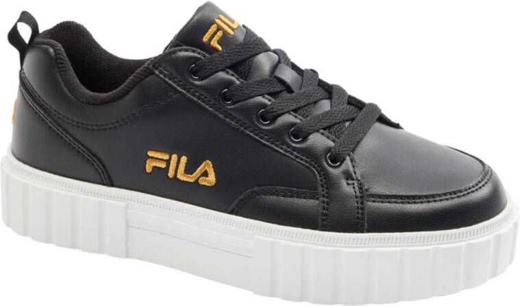 Fila plateau sneakers zwart geel