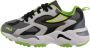 Fila Ray Tracer sneakers antraciet limegroen - Thumbnail 1