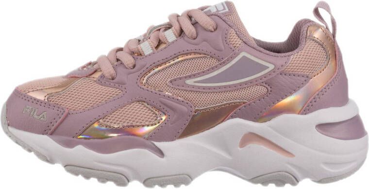 Fila Ray Tracer Teens sneakers oudroze metallic rosé Jongens Meisjes Mesh 37