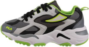 Fila Ray Tracer Teens sneakers antraciet limegroen
