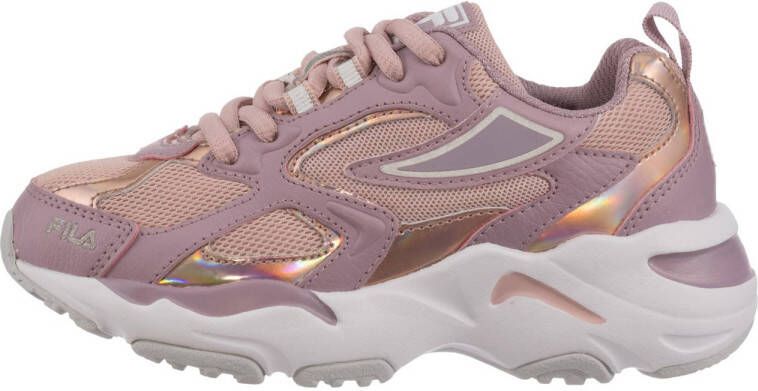 Fila Ray Tracer Teens sneakers oudroze metallic rosé Jongens Meisjes Mesh 36