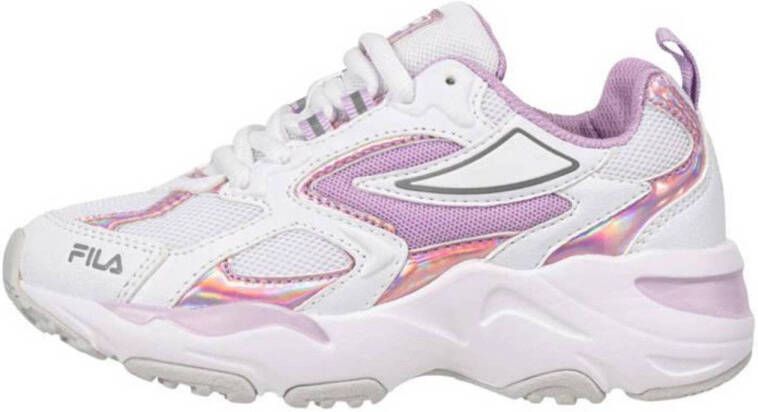 Fila Ray Tracer Teens sneakers wit roze