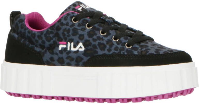 Fila Sandblast Sneakers Zwart Imitatieleer Dames