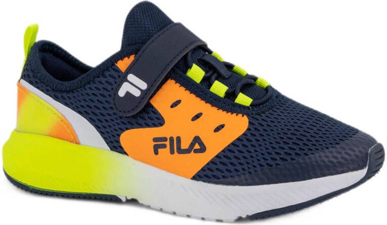 Fila sneakers donkerblauw oranje