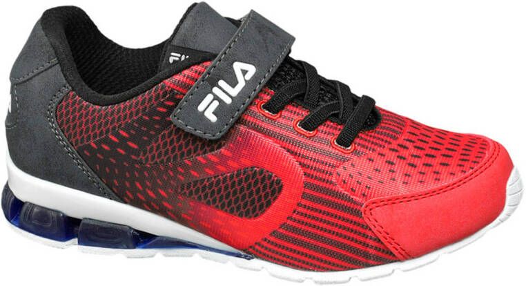 Fila Kinderen Rode sneaker klittenband - Schoenen.nl