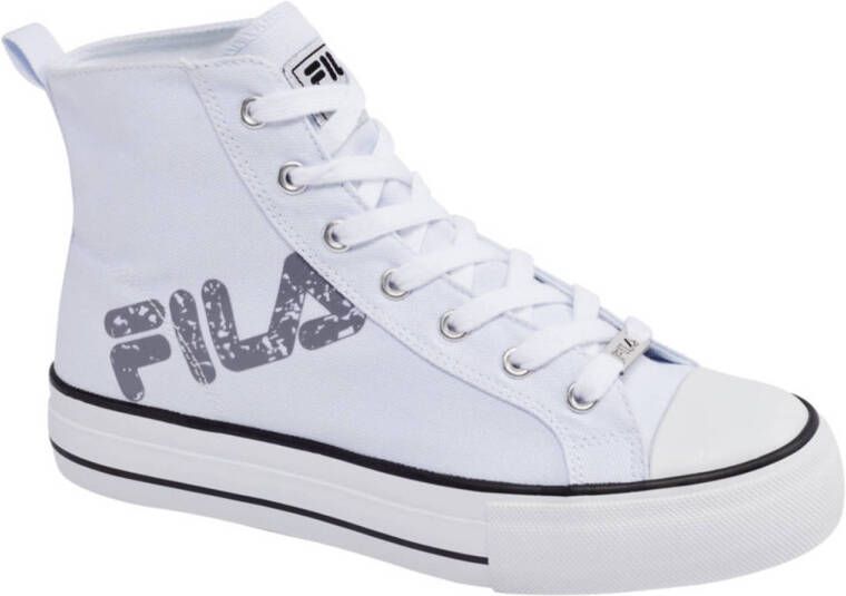 Fila new Witte hoge canvas sneaker