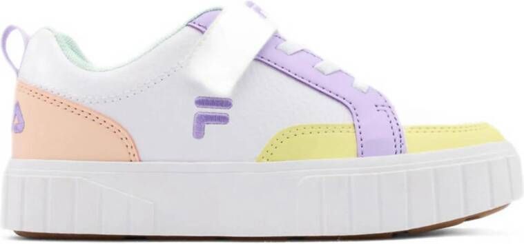 Fila sneakers wit pastel