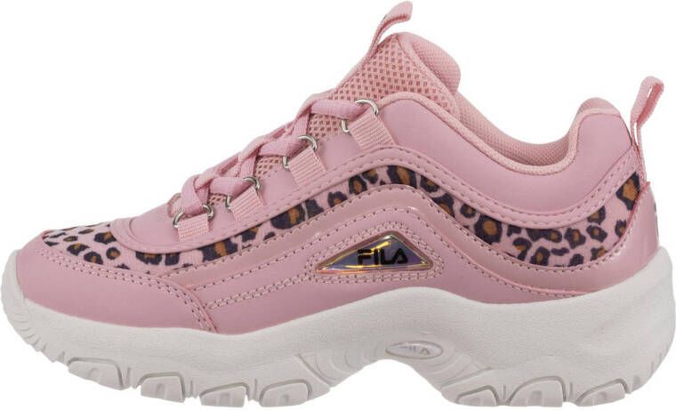 Fila Strada A sneakers dierenprint roze zwart