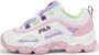 Fila Strada Dreamster sneakers wit lichtroze lila Jongens Meisjes Imitatieleer 38 - Thumbnail 1
