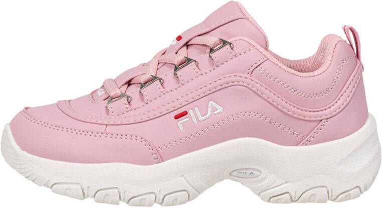 Fila Strada sneakers roze wit Meisjes Imitatieleer Meerkleurig 39