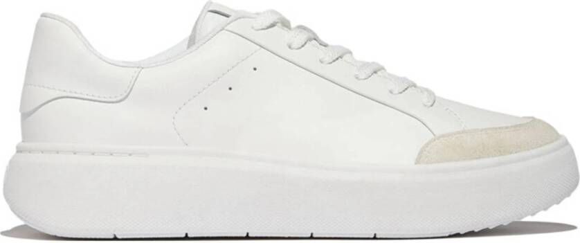 FitFlop TM E4R leren sneakers wit
