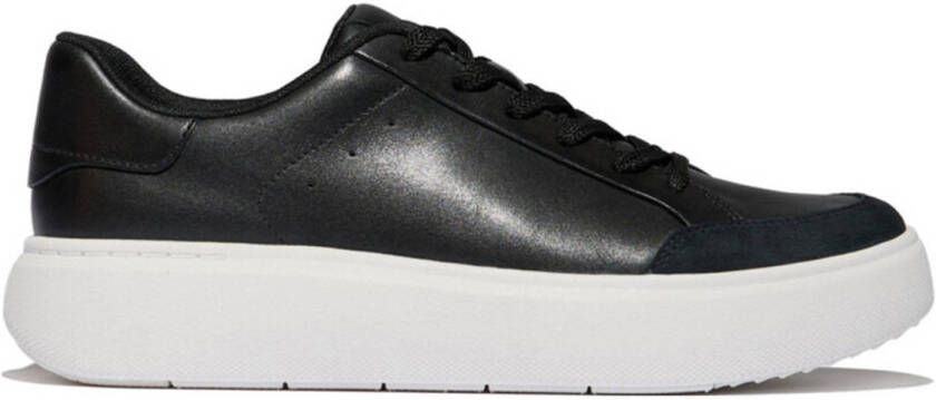 FitFlop TM E4R leren sneakers zwart