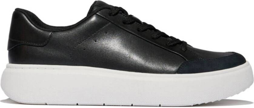 FitFlop TM E4R leren sneakers zwart