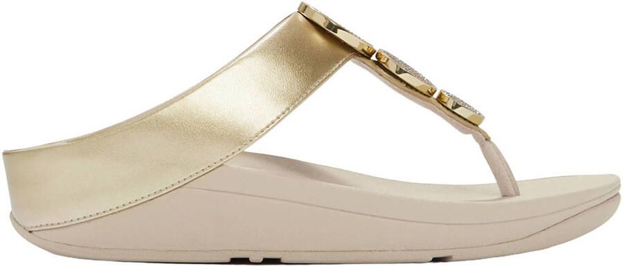FitFlop Teenslippers HALO BEAD-CIRCLE METALLIC