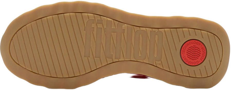 FITFLOP Lage Sneakers Dames Retro Q Ff A5q Maat: 41 Materiaal: Textiel Kleur: Rood - Foto 3