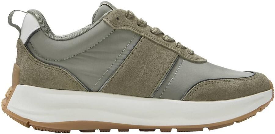 FitFlop TM suède sneakers grijsgroen