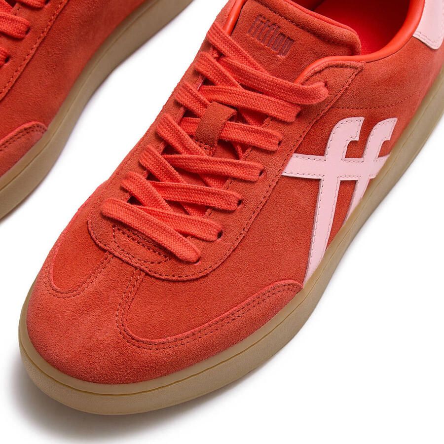 FitFlop TM The Dash suède sneakers rood - Foto 2
