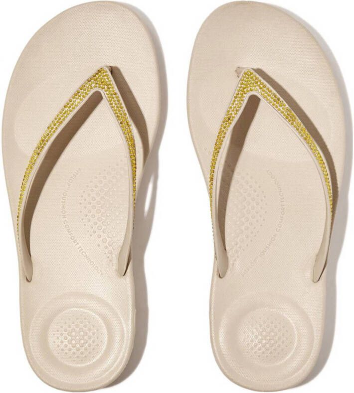 Fitflop Iqushion Teenslippers Dames Beige