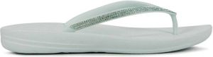 FitFlop TM Iqushion Sparkle teenslippers met strass lichtblauw