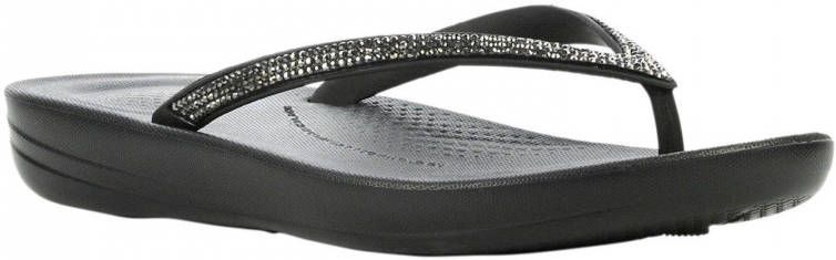 FITFLOP Teenslippers Dames Iqushion Sparkle Maat: 36 Materiaal: Rubber Kleur: Zwart - Foto 3