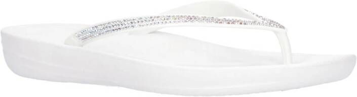 FitFlop TM Iqushion sparkle teenslippers wit