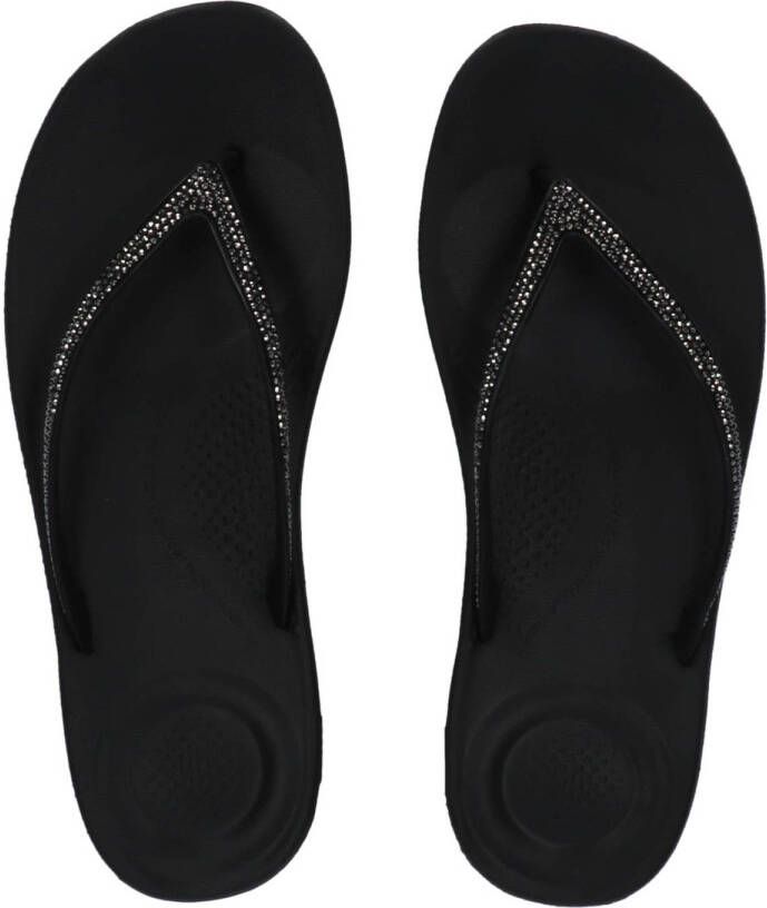 FITFLOP Teenslippers Dames Iqushion Sparkle Maat: 36 Materiaal: Rubber Kleur: Zwart - Foto 2