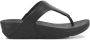 FitFlop Lulu Leather Toepost slippers voor Vrouwen Wit - Thumbnail 1