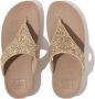 FitFlop TM Lulu Glitter Toe-Thongs teenslippers beige - Thumbnail 1