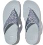 FitFlop TM Lulu Multi Tonal Glitter Toe-Post teenslippers met glitters Quiet Blue - Thumbnail 1